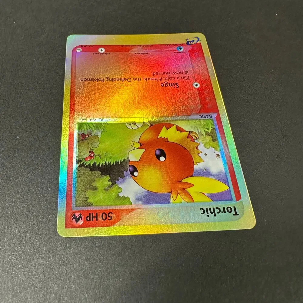 Pokemon TCG Torchic 74/109 EX Ruby and Sapphire Reverse Holo Near Mint